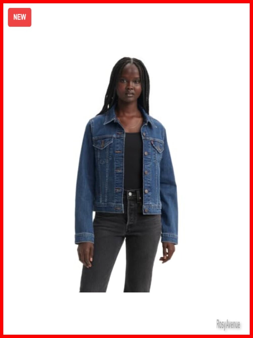 Women's Original Denim Trucker Jacket with Deep Inside Pockets
